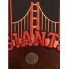 SF San Francisco Giants Vintage Embroidered Iron On Patch 4.5"