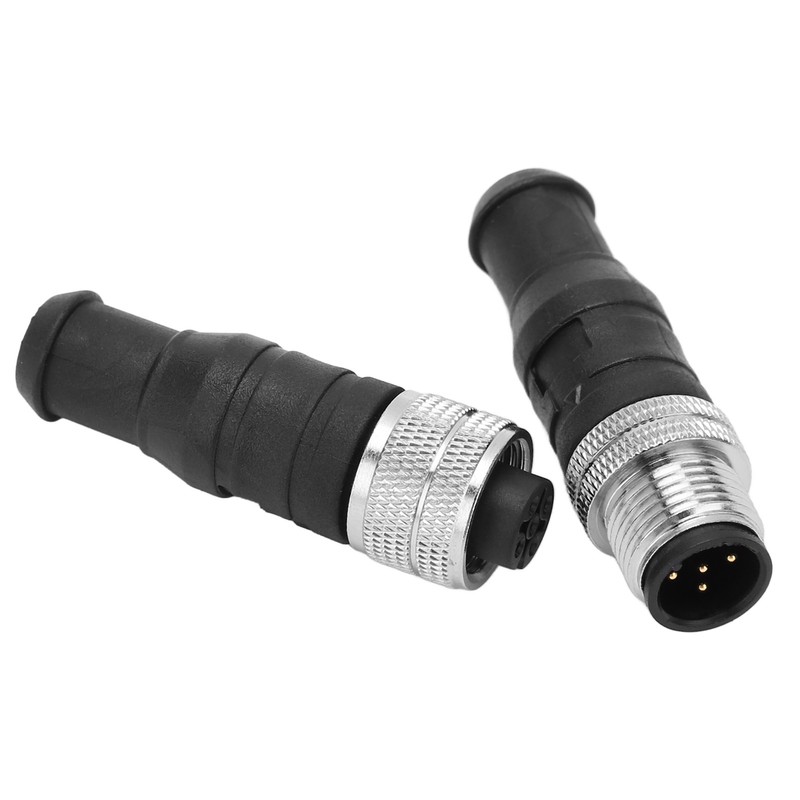 Pair for NMEA2000 Male Female Terminator Resistor 5Pin M12 Thread