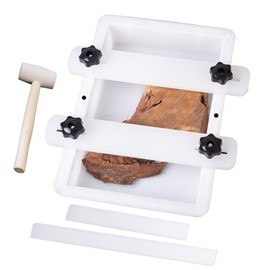 Kalinta Epoxy Mold with Divider Adjustable-11.4x7.5x2in No-Seal Large Resin Mold Integrated Clamping System - Perfect for Beginners & Experienced Artists Alike-Ideal for Creative Resin Art Projects