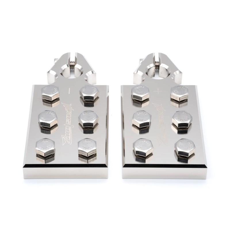 Pair 6 Spot SAE Top Post Flat Lug Style Battery