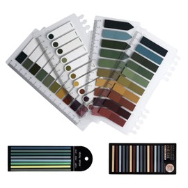 Agoer Sticky Tabs for Annotating Books,1260pcsTranslucent Self-Sticky Morandi Book Tabs for Binders,6 Styles Page Markers Writable&Repositionable Book Flags Strip for Journal Office School Stationery