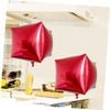 Gadpiparty 6pcs Square Aluminum Foil Cube Balloons for Birthday and