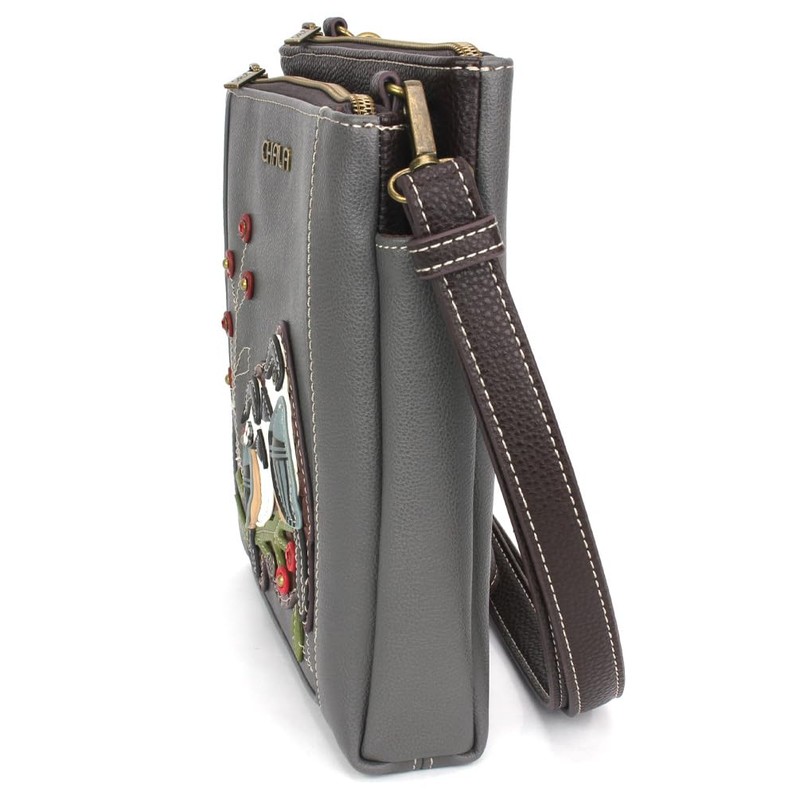 CHALA Merry Messenger RFID Protected Women Faux Leather Shoulder Purse