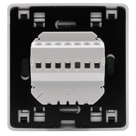 Heschen LCD Digital Weekly Programming Thermostat, HS-E806, 230 VAC 3 Amp, Regulator for Underfloor Heating Thermostats, Suitable for Water Heating Systems