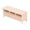 Miniature TV Cabinet Simulation Drawers Design Decorative Wooden Furniture Model