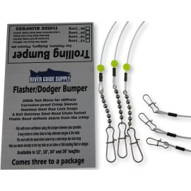 Katana Blades 24" Trolling Bumper for Flashers & Dodgers 3 Pack BY River Guide Supply
