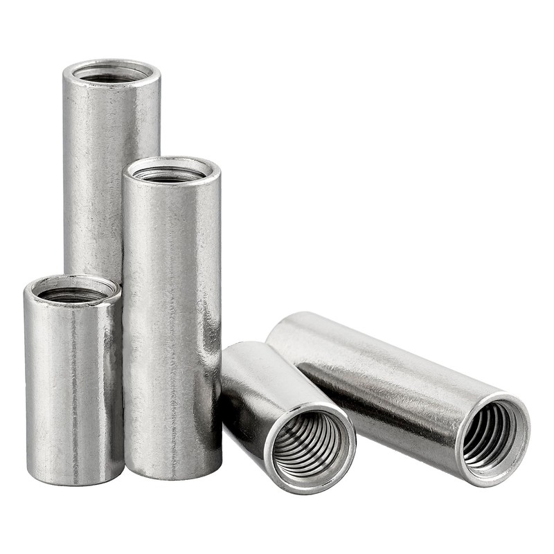 Round Sleeves with Internal Thread, Stainless Steel A2/V2A, Threaded Sleeves,