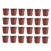 Kisangel 100PCS Plastic Flower Pot Creative Breathable Succulent Planters Diameter