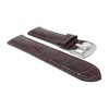 Bandini 18mm Mens Italian Leather Watch Band Strap - Brown