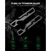 IUMIUN Titanium Quick Pocket Clip Key Chain Clip for Men