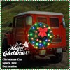 Daifunli Christmas Car Wreath Spare Tire Decoration LED Spare Tire