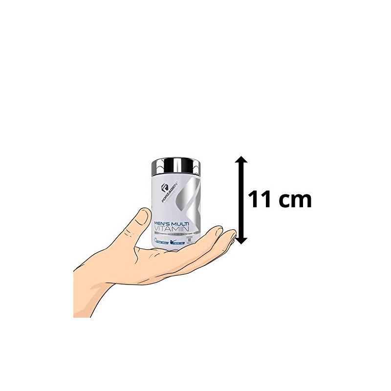 Forzagen Suplemento Alimenticio Mens Multivitamin Multivitamnico para Hombre 60 Servicios