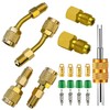 R410a Adapter for Mini Split System,5/16 Female SAE to 1/4