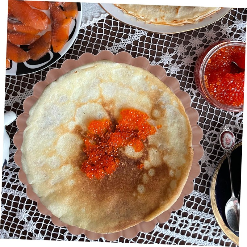 Mobestech 2pcs Non-Stick Quiche Pans Removable Bottom Tart Baking Trays