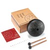 WangMo Steel Tongue Drum: 4.5 Inch 8 Notes Handpan Drum