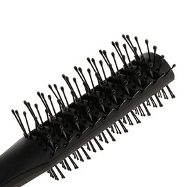 Tongina Brush Anti Static Double Sided Row Brush For Men & Woman, Black Vented Brush, Best For Hair Blow Drying & Styling