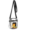 Yizerel 1 Pack Clear Crossbody Bag Stadium Approved, Clear Crossbody