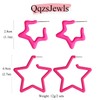 Star Earrings for Women Trendy Pink Stud Earring Bulk Pack