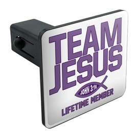 GRAPHICS & MORE Team Jesus John 3:16 Christian Tow Trailer Hitch Cover Plug Insert