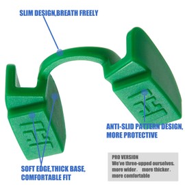 GELFORT Weightlifting Mouthpiece, Protective EVA Mouth Guard for Fitness and Gym, Green (1 Pack)