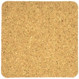 Cork Coaster Set - Square - 3.92 inches - 4 pieces