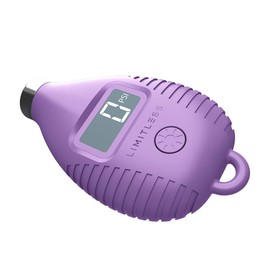 Digital Talking Tire Gauge with Backlit LCD Digital Display, Audible Voice PSI Readout, LED Light and Keychain Hook (Lilac)