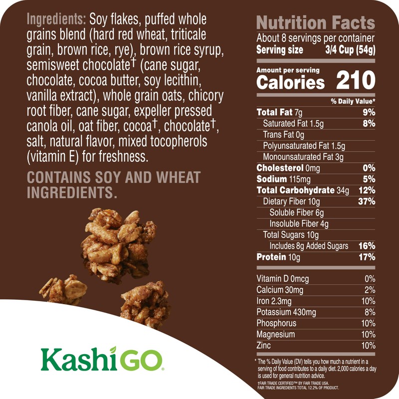 Kashi GO Protein Cereal, 10g Protein, 10g Fiber, Variety Pack