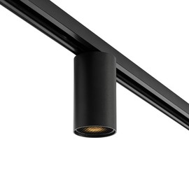 QAZQA - Modern Black Spot I Spotlight I Ceiling Spotlight I Ceiling Spotlight I Spotlight I Lamp I Light for 1-Phase Rail System Complete Set I Spotlight I Ceiling Spotlight I Ceiling Spotlight I Beam