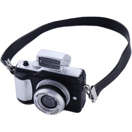 1:4 Scale Mini Camera Prop Ornament Vintage Camera Model, Miniature Digital Camera Mini Decoration Accessories Photography Props Ornament(Style 1)