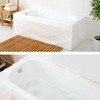 TFY 5 Pack Large Bathtub Disposable Covers for Saloon, Hotel,