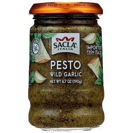 Sacla Italia Pesto Wild Garlic, Imported from Italy, 6.7 Ounce (Pack of 6)