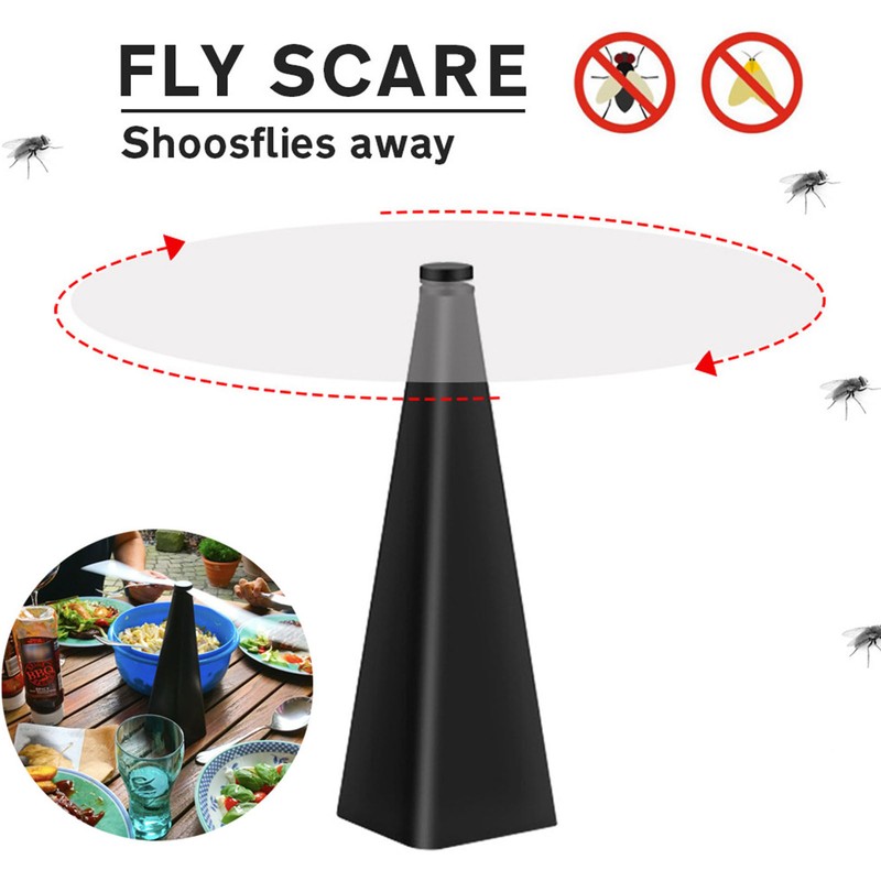 Black Fly Repeller Fan Reflected Hologram Point Practical Stable Modern