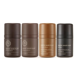 The Face Shop Quick Hair Puff 7g 01 Natural Brown / 더페이스샵 퀵 헤어 퍼프 7g 01 내츄럴브라운