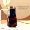 Tambra Pure Copper Bedroom Bottle with Inbuilt Glass & Printed