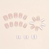 24pcs Sweet Fake Nails, Tender Pink Press On Nails With