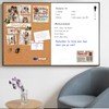 ARCOBIS Cork Board White Board Combo, 36 x 24 Inch