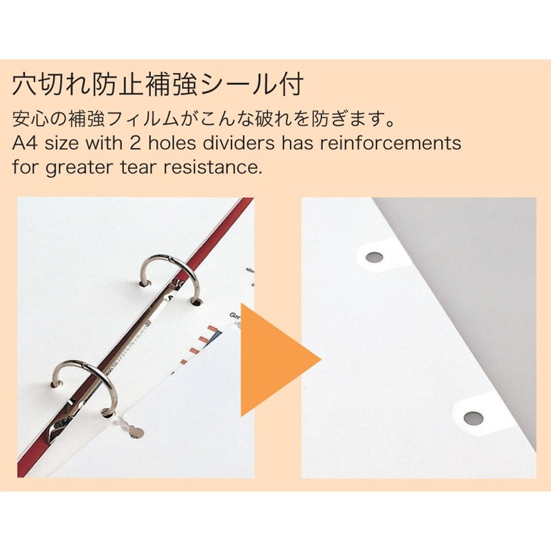 マルマン インデックス A4 2穴 インデックスシート 31山 数字入り 1組 1冊 LT4231S