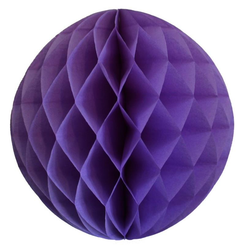 3-pack 5 Inch Honeycomb Tissue Paper Balls (Lavender)