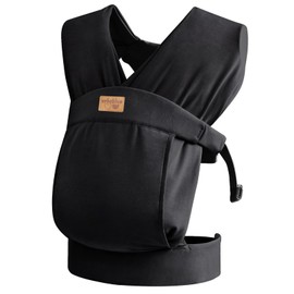 Vrbabies Baby Sling for Newborns, Cotton Material, Face-to-face Hugging, Baby Carrier, Piggy Straps, Breathable, Lightweight, Easy Adjustment, Fits Newborns to 22.0 lbs (10 kg) (Black)