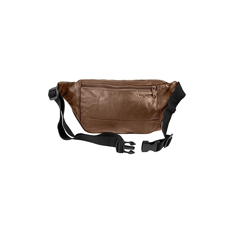 LEONARDO VERRELLI 3900036 Unisex Waist Bag Leather, brown, Waist bag