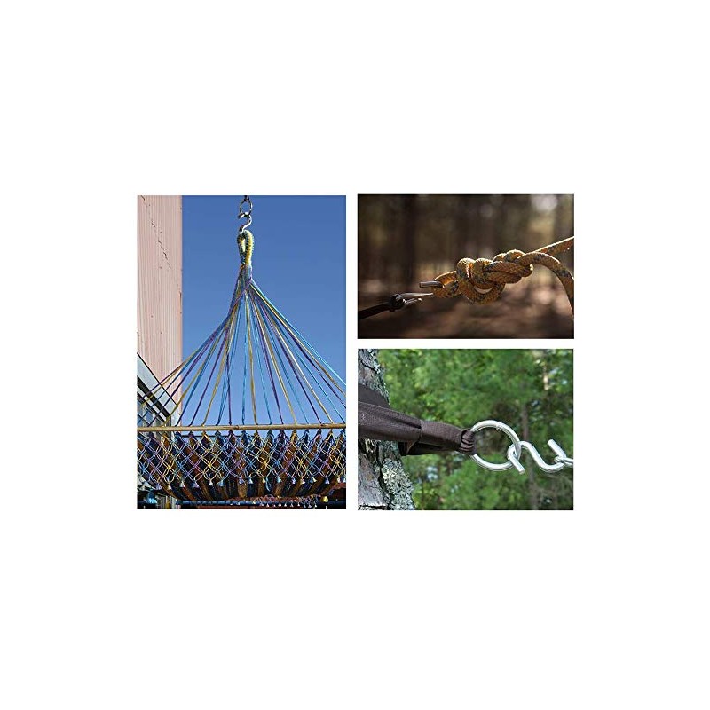 Screws City Heavy Duty S Hook 8mm Thick Hammock S-Hook