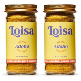 Loisa Seasoning, USDA Organic, Non-GMO, No-MSG, No Preservatives, No Artificial Coloring, No Artificial Flavors, 2.9oz (Adobo 2 Pack)