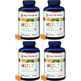 Nutrimin Multi+ Gummy for Kids - Allergen Free Vegan Vitamins and Nutrients - 480 Count of Halal Multivitamin Gummies (4 month supply)