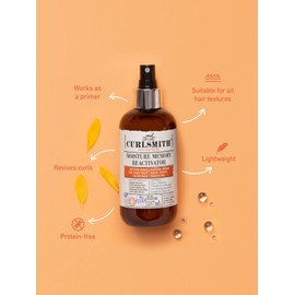 CURLSMITH - Moisture Memory Reactivator - Vegan Refresher Leave In Conditioner for Wavy, Curly and Coily Hair (2oz) Travel or Trial Size