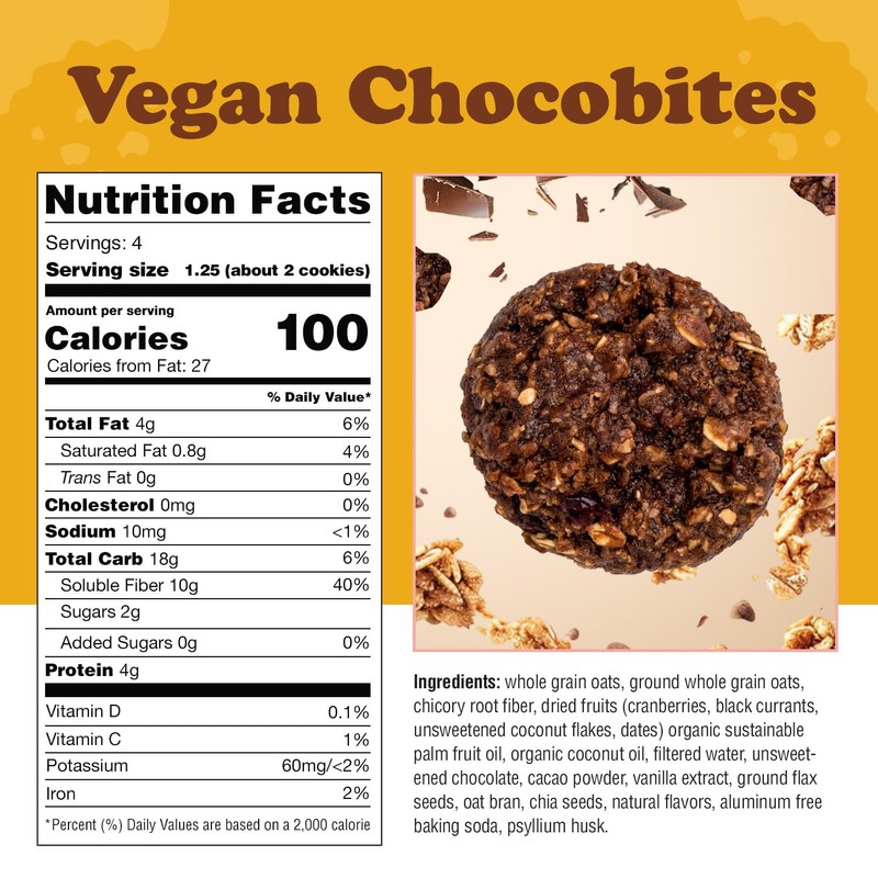 Alyssa’s Vegan Chocobites ⎸ Gluten Free Cookies, Healthy Snacks from