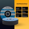Fexa Cutting Discs Set 125 - Serrated Disc Grit 40/60/80