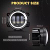Unbranded 2007-2017 Combo for Jeep Wrangler JK 7" LED Headlights