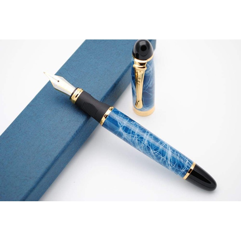 JINHAO X450 Fountain Pen M Nib (Green Marble)