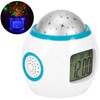 Star Sky Projector LED Music Alarm Clock Multifunction Calendar Temperature