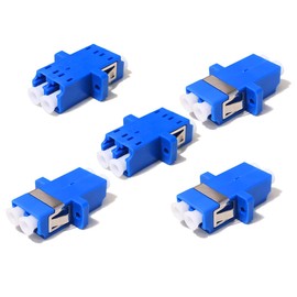 UME-STAR Fiber Optic LC Adapter, Fiber Optic Cable, Relay Connector, Optical LC to LC Connector, Relay Converter, Adapter, Plug and Remove (1 Piece)